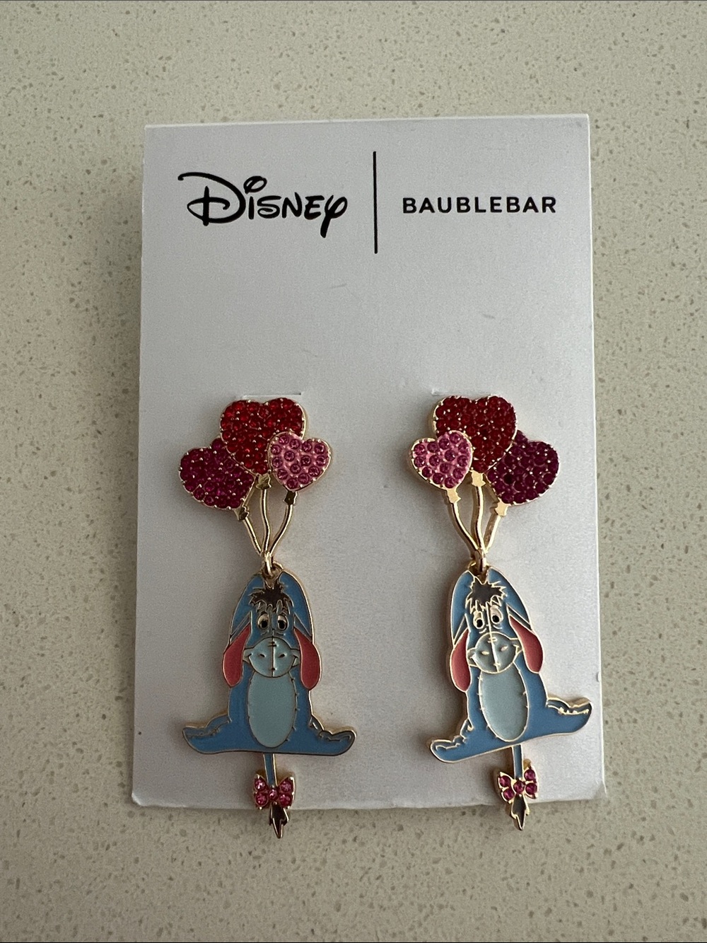 BaubleBar Gold Winnie the Pooh Stud Earrings